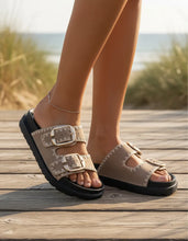 Cargar imagen en el visor de la galería, Sandalia Siena - Beige
