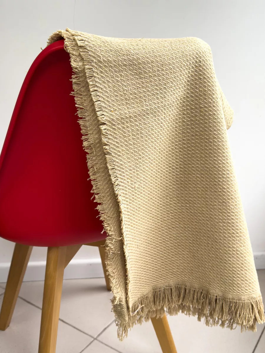 Manta para sillón o pie de cama decorativa 153 X 170 Cm