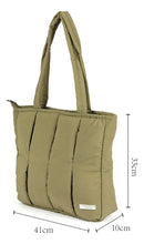 Cargar imagen en el visor de la galería, Bolso puffer Santorini - Oliva
