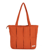 Cargar imagen en el visor de la galería, Bolso puffer Santorini - Terracota
