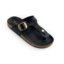 Cargar imagen en el visor de la galería, Sandalia Milán - Negro
