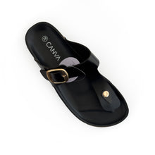 Cargar imagen en el visor de la galería, Sandalia Milán - Negro
