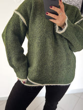 Cargar imagen en el visor de la galería, Sweater Emma - Verde musgo
