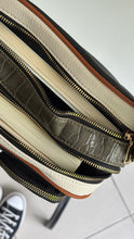 Cargar imagen en el visor de la galería, Bandolera combinada croco
