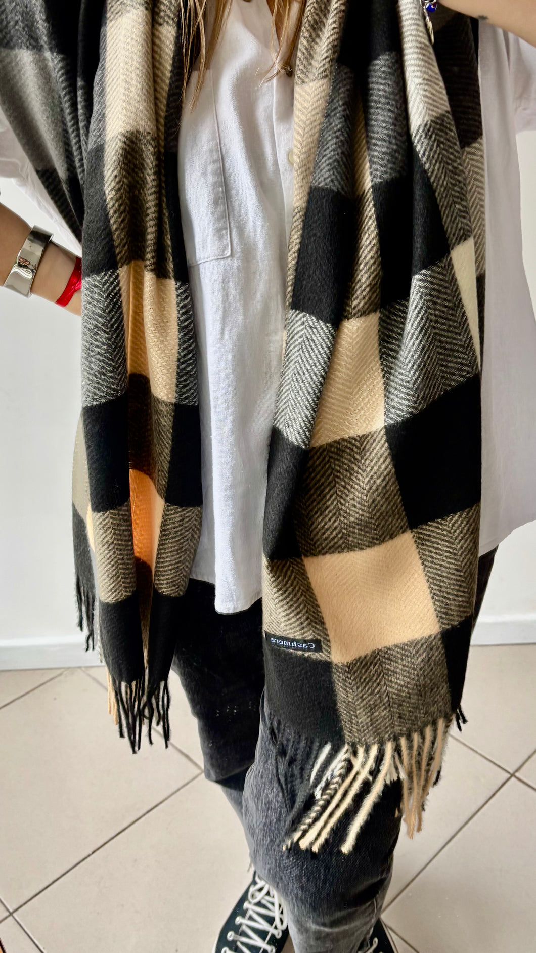 Bufanda Cashmere a cuadros