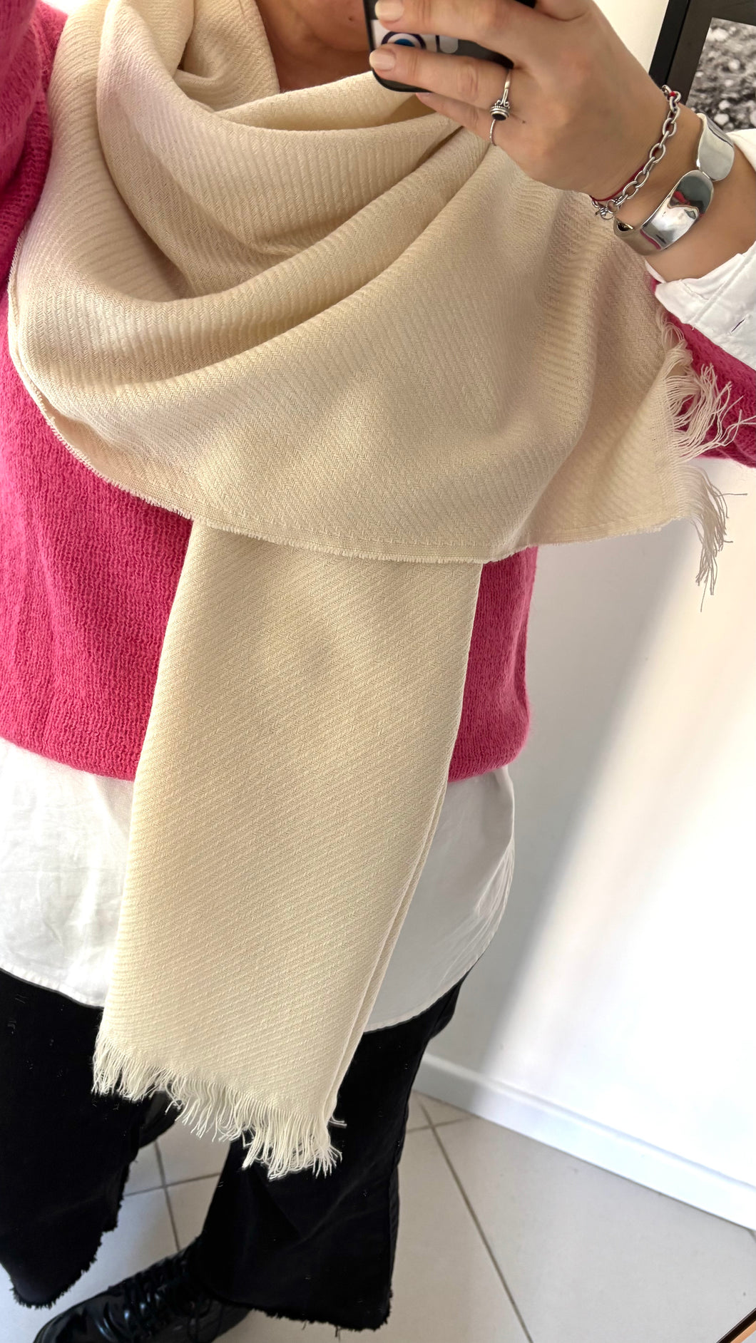 Pashmina de algodón suave