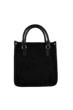 Cargar imagen en el visor de la galería, Cartera bandolera de gamuza Oreiro Love - Negro
