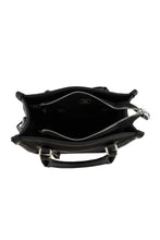 Cargar imagen en el visor de la galería, Cartera bandolera de gamuza Oreiro Love - Negro
