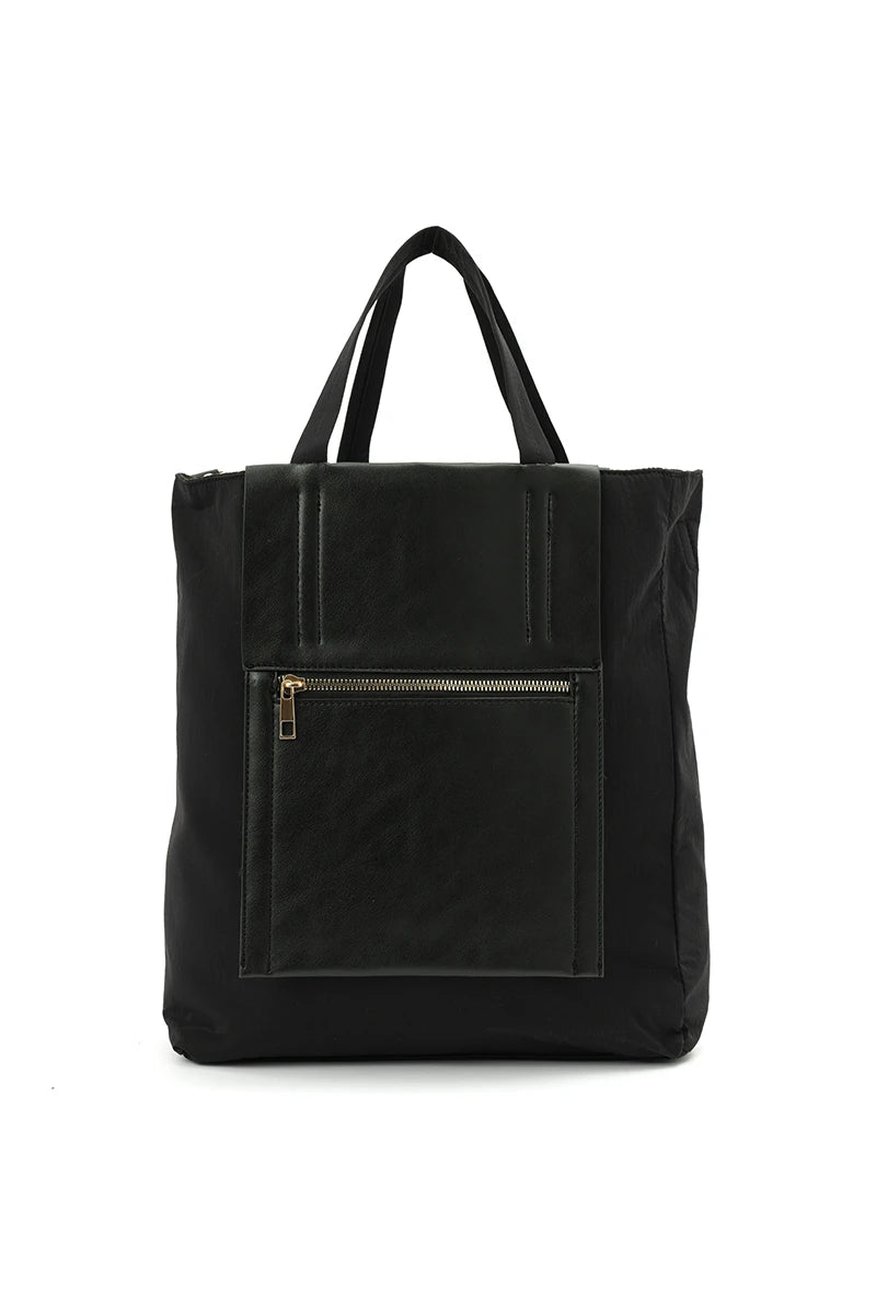 Cartera cartera con correa ajustable y asas.