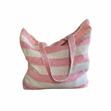 Cargar imagen en el visor de la galería, Bolso Rayado Beach - Salmón
